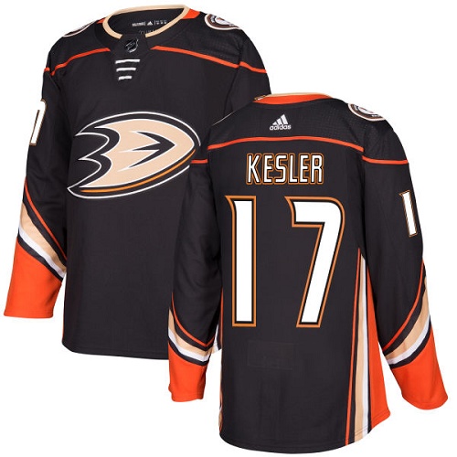 Adidas Ducks #17 Ryan Kesler Black Home Authentic Stitched NHL Jersey